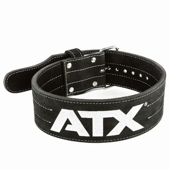 ATX® POWER BELT Veloursleder - schwarz