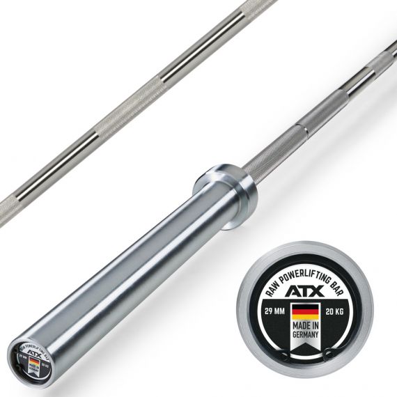 ATX® - XTP® RAW POWERLIFTING BAR- TYP 200 - MADE IN GERMANY